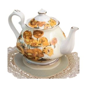 'Sunflowers' Vincent Van Gogh Painting Kettle